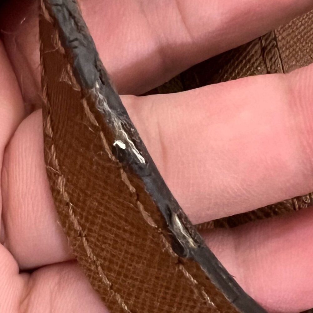 Michael Kors Brown Leather Medium Zip Jet Set Travel Tote - Picture 3 of 7